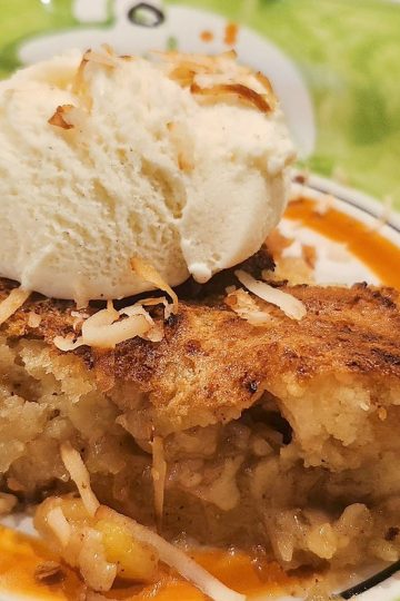 pina colada cobbler