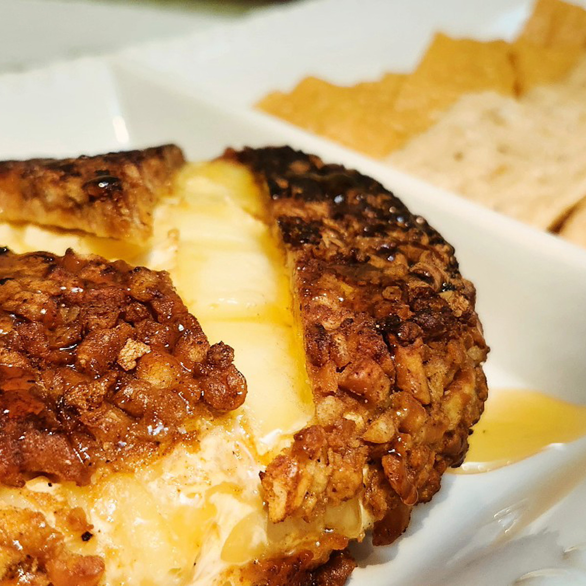 pretzel crusted brie