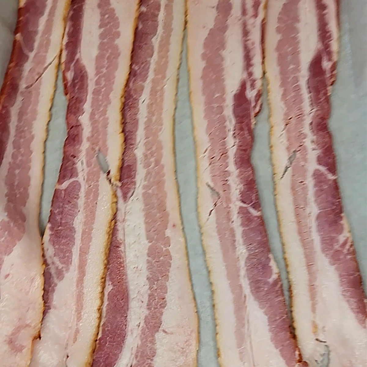 bacon on parchment paper