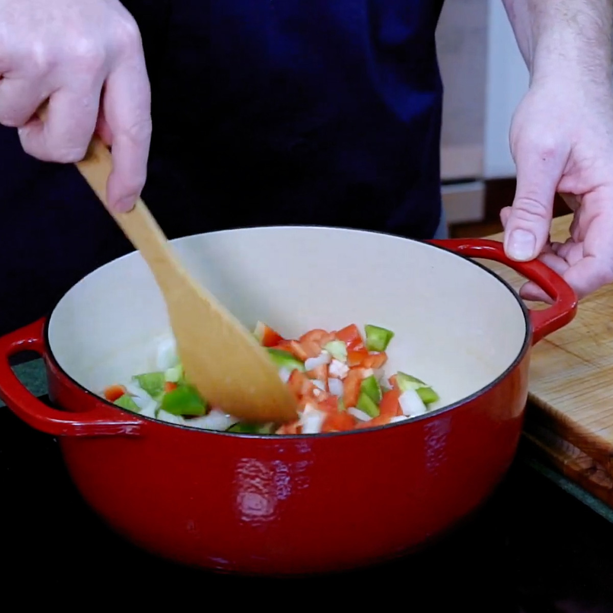 add bell peppers