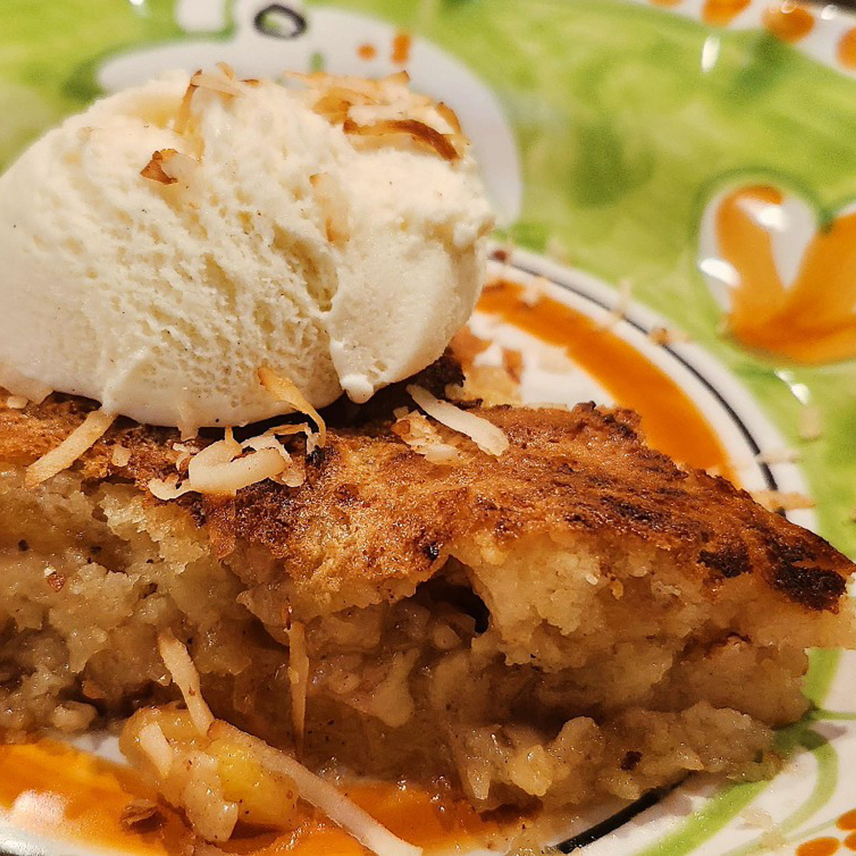 pina colada cobbler